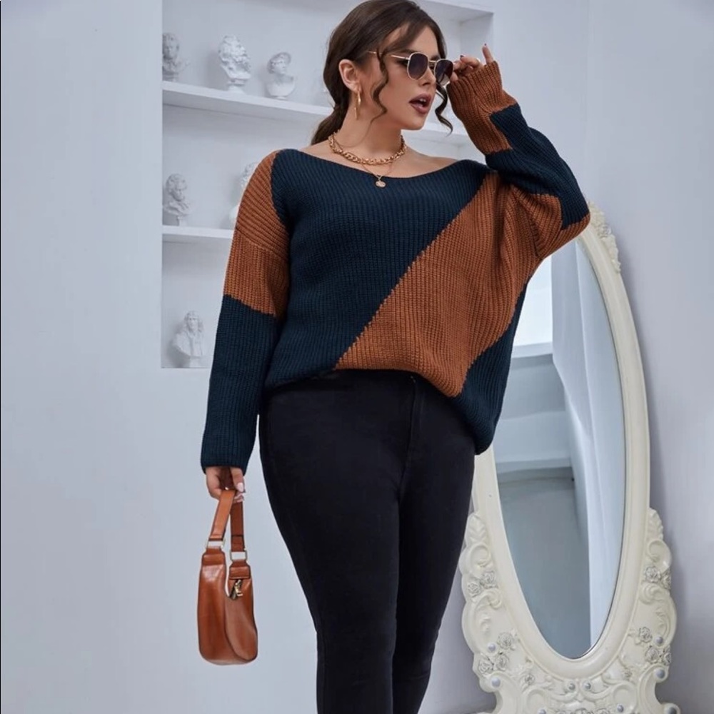 *NEW* Plus 2x Off The Shoulder/Drop Shoulder Knit Sweater Torrid Style